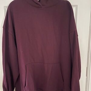 No Boundaries Men's Deep Burgundy Hoodie